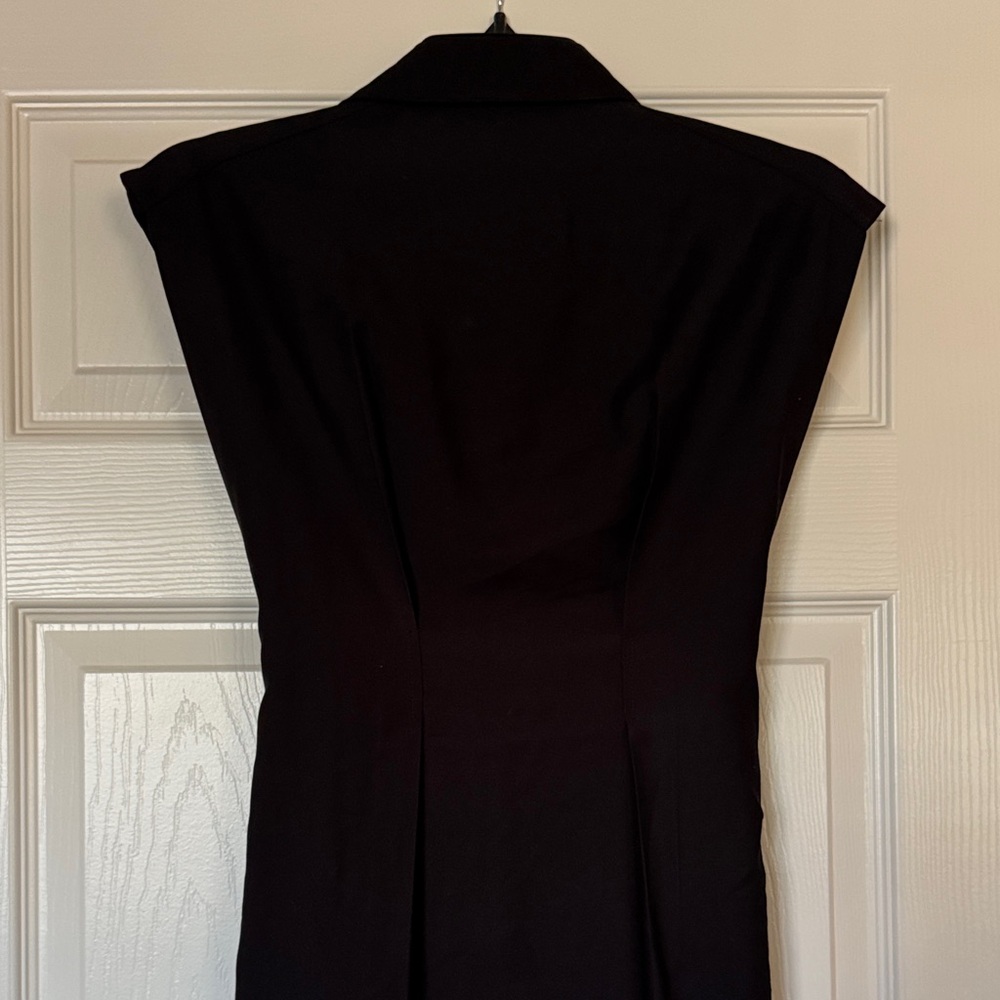 Mango Black Flowy Shirt Dress - Picture 5 of 11